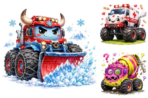 Download Monster Truck PNG Bundle - Premium Resources
